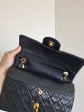 Load image into Gallery viewer, Chanel Small Classic Flap Vintage Black 24k Gold