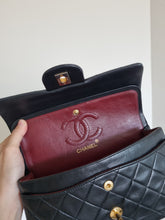 Load image into Gallery viewer, Chanel Small Classic Flap Vintage Black 24k Gold