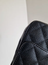 Load image into Gallery viewer, Chanel Mini Square Edge Stitching Black Caviar Gold Hw