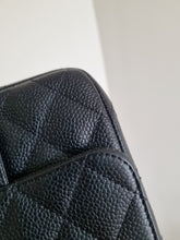Load image into Gallery viewer, Chanel Mini Square Edge Stitching Black Caviar Gold Hw