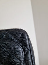Load image into Gallery viewer, Chanel Mini Square Edge Stitching Black Caviar Gold Hw