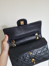 Load image into Gallery viewer, Chanel Classic Small Flap Black 24k Gold