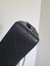 Load image into Gallery viewer, Chanel Small Classic Flap Black Vintage 24k Gold
