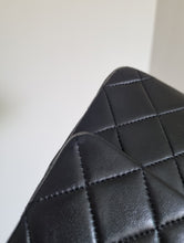 Load image into Gallery viewer, Chanel Small Classic Flap Black Vintage 24k Gold