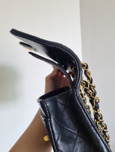 Load image into Gallery viewer, Chanel Small Classic Flap Black Vintage 24k Gold