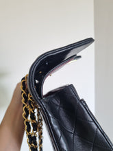 Load image into Gallery viewer, Chanel Small Classic Flap Black Vintage 24k Gold