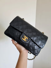 Load image into Gallery viewer, Chanel Small Classic Flap Vintage Black 24k Gold