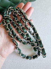 Load image into Gallery viewer, Chanel Forest Green Mini Rec Caviar Silver Hw