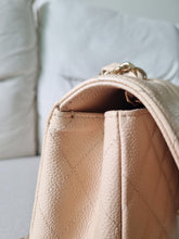 Load image into Gallery viewer, Chanel Jumbo Single Flap Beige Caviar 24k Gold