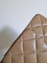 Load image into Gallery viewer, Chanel Dark Beige Classic Medium Flap 24k Gold