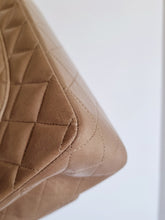 Load image into Gallery viewer, Chanel Dark Beige Classic Medium Flap 24k Gold