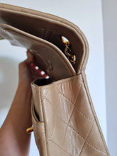 Load image into Gallery viewer, Chanel Dark Beige Classic Medium Flap 24k Gold
