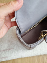 Load image into Gallery viewer, Lady Dior Small Grey with Champagne Gold Hw