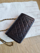 Load image into Gallery viewer, Chanel Diana Small Black Vintage 24k Gold