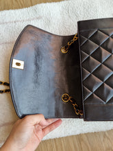 Load image into Gallery viewer, Chanel Diana Small Black Vintage 24k Gold