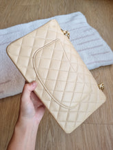 Load image into Gallery viewer, Chanel Classic Medium Flap Beige Clair Caviar Gold Hw
