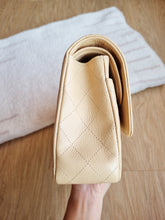 Load image into Gallery viewer, Chanel Classic Medium Flap Beige Clair Caviar Gold Hw