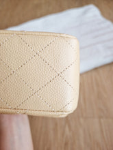 Load image into Gallery viewer, Chanel Classic Medium Flap Beige Clair Caviar Gold Hw