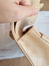 Load image into Gallery viewer, Chanel Classic Medium Flap Beige Clair Caviar Gold Hw