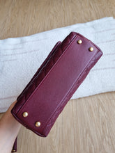 Load image into Gallery viewer, Chanel Burgundy Coco Handle Small Caviar Gold Hw