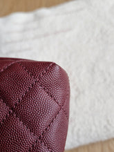 Load image into Gallery viewer, Chanel Burgundy Coco Handle Small Caviar Gold Hw