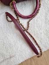 Load image into Gallery viewer, Chanel Burgundy Coco Handle Small Caviar Gold Hw