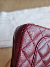 Load image into Gallery viewer, Chanel Burgundy Mini Rectangle Caviar Gold Hw