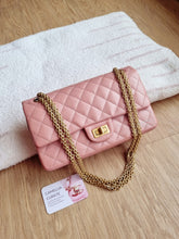 Load image into Gallery viewer, Chanel Reissue 225 Blush Pink Caviar Gold Hardware