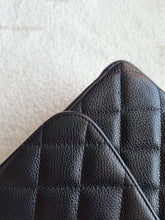 Load image into Gallery viewer, Chanel Jumbo Single Flap Black Caviar 24k Gold