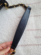 Load image into Gallery viewer, Chanel Jennie Hobo Black Caviar 24k Gold