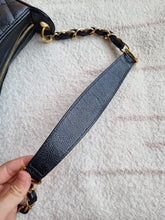 Load image into Gallery viewer, Chanel Jennie Hobo Black Caviar 24k Gold