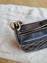 Load image into Gallery viewer, Chanel Jennie Hobo Black Caviar 24k Gold