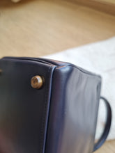 Load image into Gallery viewer, Hermes Kelly 28 Navy Box Leather Gold Hardware