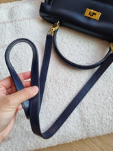 Load image into Gallery viewer, Hermes Kelly 28 Navy Box Leather Gold Hardware