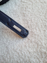 Load image into Gallery viewer, Hermes Kelly 28 Navy Box Leather Gold Hardware