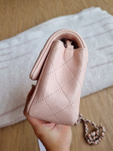 Load image into Gallery viewer, Chanel Sakura Pink Caviar Mini Rec Silver Hardware