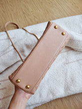 Load image into Gallery viewer, Chanel Mocha Dark Beige Caviar Coco Handle Small Gold Hardware