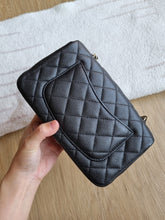 Load image into Gallery viewer, Chanel Mini Rectangle Black Caviar Gold Hw