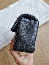 Load image into Gallery viewer, Chanel Mini Rectangle Black Caviar Gold Hw