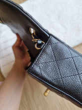 Load image into Gallery viewer, Chanel Mini Rectangle Black Caviar Gold Hw