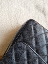 Load image into Gallery viewer, Chanel Jumbo Single Flap Black Caviar Silver Hardware