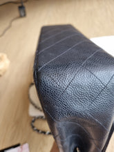 Load image into Gallery viewer, Chanel Jumbo Single Flap Black Caviar Silver Hardware