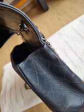 Load image into Gallery viewer, Chanel Jumbo Single Flap Black Caviar Silver Hardware