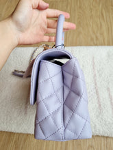 Load image into Gallery viewer, Chanel 21k Lavender Coco Handle Small Caviar Gold Hw