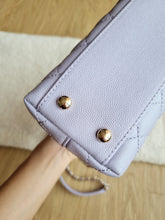 Load image into Gallery viewer, Chanel 21k Lavender Coco Handle Small Caviar Gold Hw