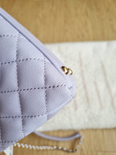 Load image into Gallery viewer, Chanel 21k Lavender Coco Handle Small Caviar Gold Hw