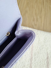 Load image into Gallery viewer, Chanel 21k Lavender Coco Handle Small Caviar Gold Hw