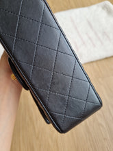 Load image into Gallery viewer, Chanel Mini Top Handle Black with Gold Hardware
