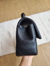 Load image into Gallery viewer, Chanel Mini Top Handle Black with Gold Hardware
