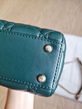 Load image into Gallery viewer, Lady Dior Mini Forest Green Gold Hardware